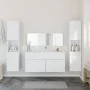 4-teiliges Badezimmermöbelset aus weißem Sperrholz von , Badezimmermöbel - Ref: Foro24-3308536, Preis: 178,84 €, Rabatt: %