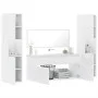 Juego de muebles de baño 4 pzas madera contrachapada blanco by , Bathroom furniture - Ref: Foro24-3308536, Price: 180,92 €, D...