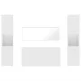 Juego de muebles de baño 4 pzas madera contrachapada blanco by , Bathroom furniture - Ref: Foro24-3308536, Price: 180,92 €, D...