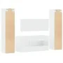 Juego de muebles de baño 4 pzas madera contrachapada blanco by , Bathroom furniture - Ref: Foro24-3308536, Price: 180,92 €, D...