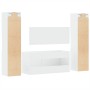 Juego de muebles de baño 4 pzas madera contrachapada blanco by , Bathroom furniture - Ref: Foro24-3308536, Price: 185,49 €, D...