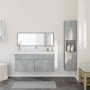 Badezimmermöbel-Set, 2-teilig, aus grauem Beton-Sperrholz. von , Badezimmermöbel - Ref: Foro24-3308529, Preis: 146,19 €, Raba...