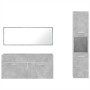 Badezimmermöbel-Set, 2-teilig, aus grauem Beton-Sperrholz. von , Badezimmermöbel - Ref: Foro24-3308529, Preis: 146,19 €, Raba...