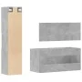 Set muebles de baño 2 piezas madera contrachapada gris hormigón de , Muebles de baño - Ref: Foro24-3308529, Precio: 144,10 €,...