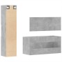 Set muebles de baño 2 piezas madera contrachapada gris hormigón by , Bathroom furniture - Ref: Foro24-3308529, Price: 146,19 ...