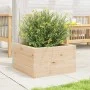 Jardinera de madera maciza de pino 40x40x23 cm by , Pots and planters - Ref: Foro24-847178, Price: 37,78 €, Discount: %