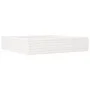 Jardinera de madera maciza de pino blanca 110x110x23 cm de , Maceteros y jardineras - Ref: Foro24-847214, Precio: 102,57 €, D...