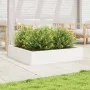 Massive weiße Kiefernholz-Blumenkasten 110x110x23 cm von , Töpfe und Pflanzgefäße - Ref: Foro24-847214, Preis: 102,57 €, Raba...