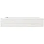 Jardinera de madera maciza de pino blanca 110x110x23 cm de , Maceteros y jardineras - Ref: Foro24-847214, Precio: 102,57 €, D...