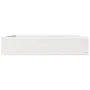 Jardinera de madera maciza de pino blanca 110x110x23 cm de , Maceteros y jardineras - Ref: Foro24-847214, Precio: 102,57 €, D...