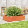 Jardinera madera maciza de pino marrón cera 90x60x23 cm by , Pots and planters - Ref: Foro24-847235, Price: 74,44 €, Discount: %