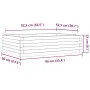 Jardinera madera maciza de pino marrón cera 90x60x23 cm by , Pots and planters - Ref: Foro24-847235, Price: 74,44 €, Discount: %