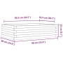Jardinera madera maciza de pino marrón cera 90x60x23 cm by , Pots and planters - Ref: Foro24-847235, Price: 75,20 €, Discount: %