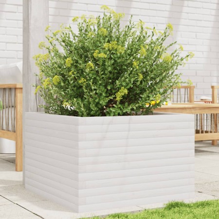 Jardinera madera maciza de pino blanco 70x70x45,5 cm by , Pots and planters - Ref: Foro24-847254, Price: 128,14 €, Discount: %