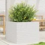 Massive Holzblumenkasten aus weißer Kiefer 60x60x45,5 cm von , Töpfe und Pflanzgefäße - Ref: Foro24-847249, Preis: 111,32 €, ...