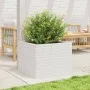 Jardinera de madera maciza de pino blanco 60x60x45,5 cm de , Maceteros y jardineras - Ref: Foro24-847249, Precio: 111,32 €, D...