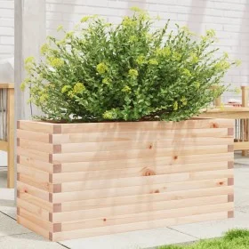 Jardinera de madera maciza de pino 90x40x45,5 cm by , Pots and planters - Ref: Foro24-847268, Price: 120,94 €, Discount: %