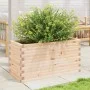 Jardinera de madera maciza de pino 90x40x45,5 cm by , Pots and planters - Ref: Foro24-847268, Price: 120,94 €, Discount: %