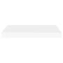 Floating wall shelf 4 units white MDF 60x23.5x3.8 cm by vidaXL, Shelves and shelves - Ref: Foro24-323813, Price: 50,97 €, Dis...