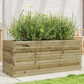 Jardinera de madera de pino impregnada 110x40x45,5 cm by , Pots and planters - Ref: Foro24-847277, Price: 123,77 €, Discount: %