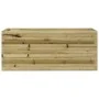 Jardinera de madera de pino impregnada 110x40x45,5 cm de , Maceteros y jardineras - Ref: Foro24-847277, Precio: 123,76 €, Des...
