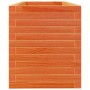 Jardinera de madera maciza de pino marrón cera 110x40x45,5 cm by , Pots and planters - Ref: Foro24-847275, Price: 139,04 €, D...