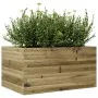 Jardinera de madera de pino impregnada 90x60x45,5 cm by , Pots and planters - Ref: Foro24-847282, Price: 123,13 €, Discount: %