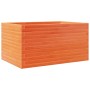 Massive Pinienholz-Pflanzgefäß in brauner Wachsoptik, 90x60x45,5 cm. von , Töpfe und Pflanzgefäße - Ref: Foro24-847280, Preis...