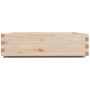 Jardinera de madera maciza de pino 90x90x26,5 cm von , Töpfe und Pflanzgefäße - Ref: Foro24-847313, Preis: 97,02 €, Rabatt: %
