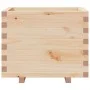 Jardinera madera maciza de pino 60x60x49,5 cm by , Pots and planters - Ref: Foro24-847358, Price: 105,35 €, Discount: %
