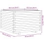 Jardinera madera maciza de abeto Douglas 70x70x49,5 cm von , Töpfe und Pflanzgefäße - Ref: Foro24-847366, Preis: 131,44 €, Ra...