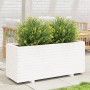 Jardinera madera maciza de pino blanco 110x40x49,5 cm von , Töpfe und Pflanzgefäße - Ref: Foro24-847379, Preis: 188,34 €, Rab...