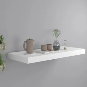 White MDF floating wall shelf 60x23.5x3.8 cm by vidaXL, Shelves and shelves - Ref: Foro24-323811, Price: 21,85 €, Discount: %