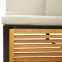 Sofá de jardín de esquina con cojines madera maciza de acacia by , Modular outdoor sofas - Ref: Foro24-367645, Price: 149,42 ...