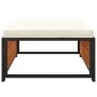 Gartenhocker mit Akazienholz-Kissen 68x68x30 cm. von , Modulare Sofas für den Außenbereich - Ref: Foro24-367647, Preis: 109,1...