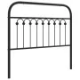 Schwarzes Metallkopfteil 100 cm von , Kopf- und Fußteile - Ref: Foro24-376629, Preis: 41,12 €, Rabatt: %