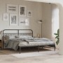 Schwarzes Metallkopfteil 180 cm von , Kopf- und Fußteile - Ref: Foro24-376636, Preis: 58,07 €, Rabatt: %
