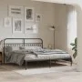 Schwarzes Metallkopfteil 180 cm von , Kopf- und Fußteile - Ref: Foro24-376636, Preis: 57,20 €, Rabatt: %