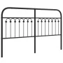Black metal headboard 150 cm by , Headboards and footboards - Ref: Foro24-376634, Price: 54,73 €, Discount: %