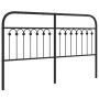 Schwarzes Metallkopfteil, 150 cm. von , Kopf- und Fußteile - Ref: Foro24-376634, Preis: 55,60 €, Rabatt: %
