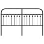 Schwarzes Metallkopfteil, 150 cm. von , Kopf- und Fußteile - Ref: Foro24-376634, Preis: 55,60 €, Rabatt: %