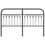 Schwarzes Metallkopfteil, 150 cm. von , Kopf- und Fußteile - Ref: Foro24-376634, Preis: 54,73 €, Rabatt: %