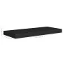 Black floating wall shelf MDF 60x23.5x3.8 cm by vidaXL, Shelves and shelves - Ref: Foro24-323832, Price: 22,40 €, Discount: %