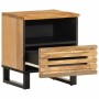 Nachttische 2 Stück Massivholz Mangoholz grob 40x34x46 cm von , Nachttische - Ref: Foro24-377467, Preis: 102,66 €, Rabatt: %