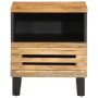 Nachttische 2 Stück Massivholz Mangoholz grob 40x34x46 cm von , Nachttische - Ref: Foro24-377467, Preis: 102,66 €, Rabatt: %