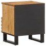 Nachttische 2 Stück Massivholz Mangoholz grob 40x34x46 cm von , Nachttische - Ref: Foro24-377467, Preis: 102,66 €, Rabatt: %