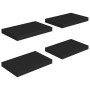 Schwebende Wandregale 4 Stück MDF schwarz 40x23x3,8 cm von vidaXL, Regale und Regale - Ref: Foro24-323828, Preis: 48,93 €, Ra...