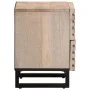 Mesitas de noche 2 uds madera de mango blanqueado 40x34x46 cm by , Nightstands - Ref: Foro24-377433, Price: 94,63 €, Discount: %