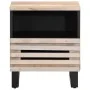 Mesitas de noche 2 uds madera de mango blanqueado 40x34x46 cm by , Nightstands - Ref: Foro24-377473, Price: 80,69 €, Discount: %