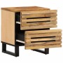 Nachttische 2 Stück Massivholz Mangoholz grob 40x34x46 cm von , Nachttische - Ref: Foro24-377427, Preis: 129,82 €, Rabatt: %
